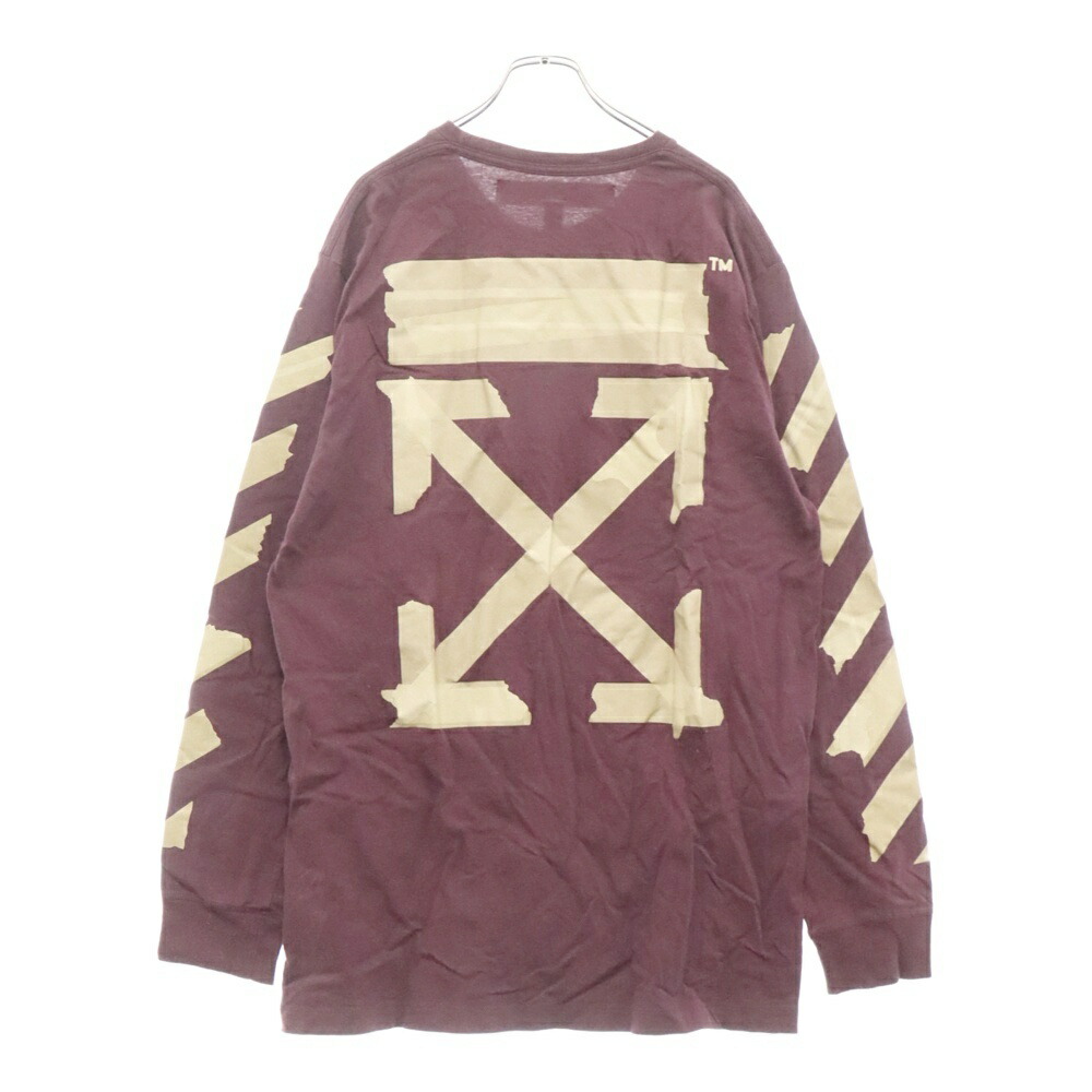 OFF-WHITE(オフホワイト) サイズ:XXL TAPE ARROWS L/S バックプリント 
