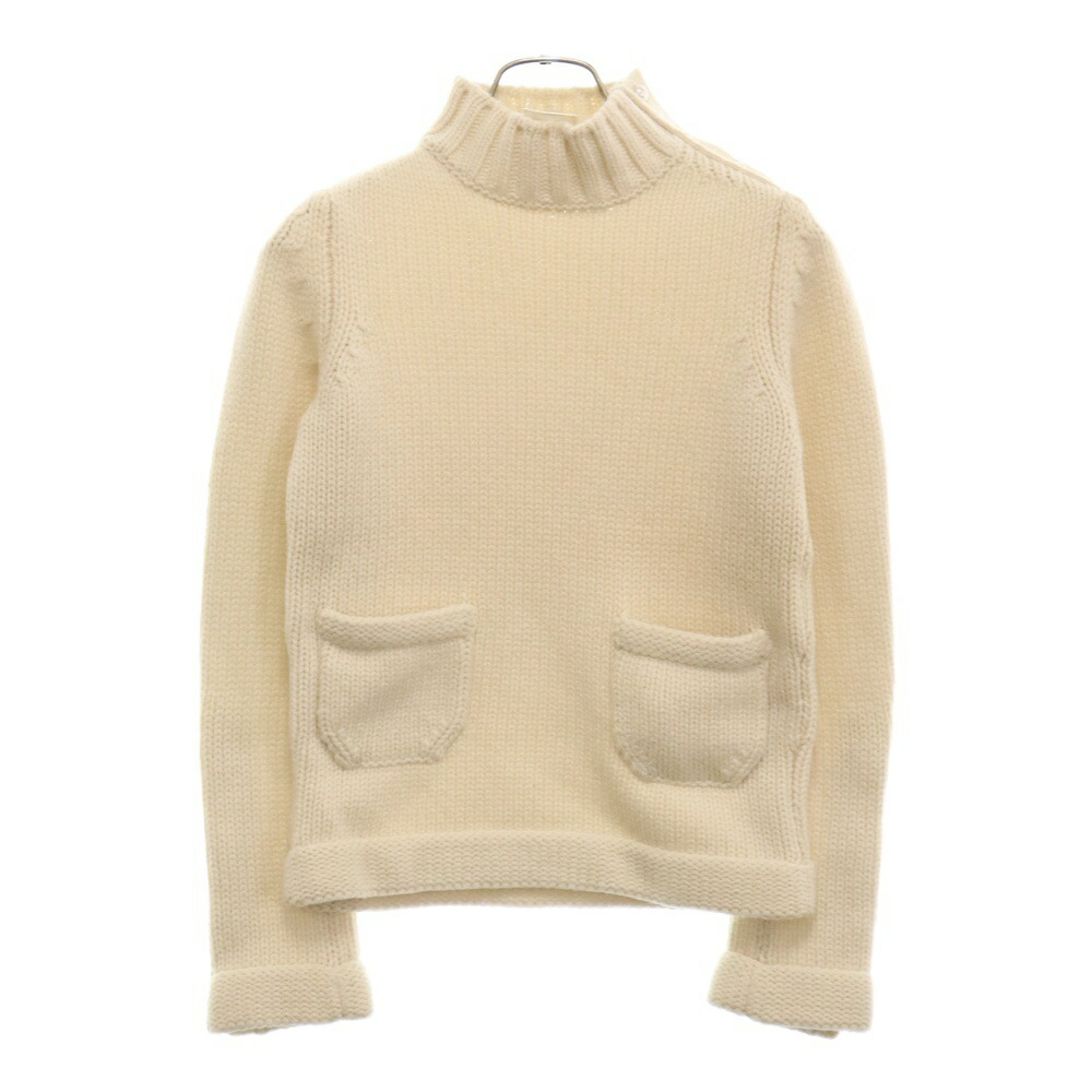 CHANEL シャネル カシミヤ ニット セーター クローバー CHANEL】【ボーダー】【フランス製】【トップス】シャネル