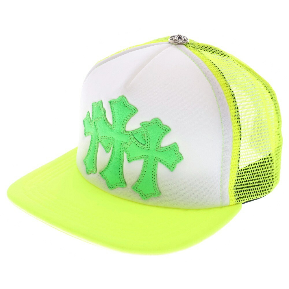 :)　CHROME HEARTS クロスパッチ トラッカーキャップ CHROME HEARTS Triple Cross Patch Trucker Cap ONE SIZE(53-60