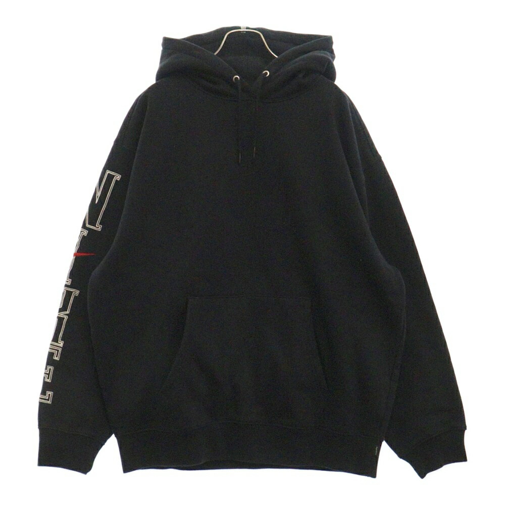 中古品/送料無料】 黒 Mサイズ 19ss Supreme Apple Hooded Sweatshirt 
