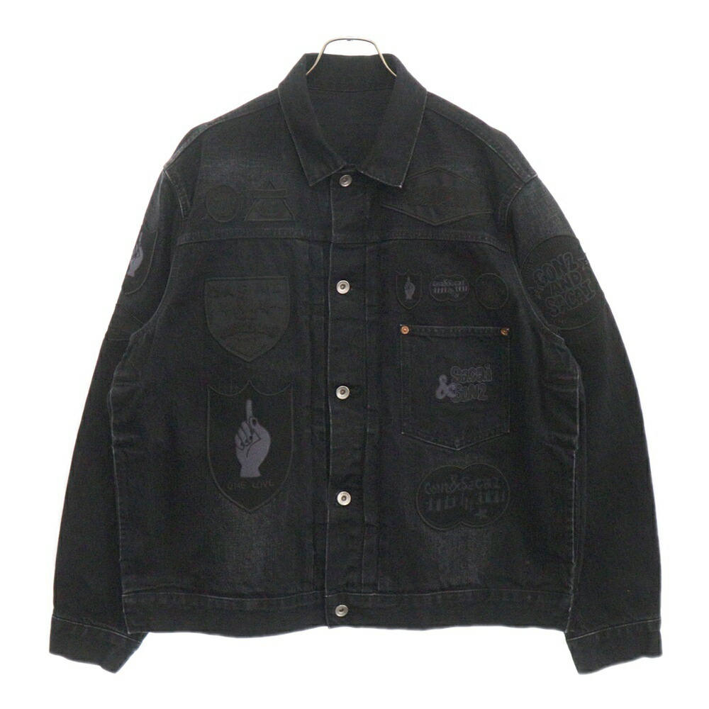 楽天市場】Sacai(サカイ) サイズ:1 24AW ×MARK GONZ Gonz Denim Jacket 