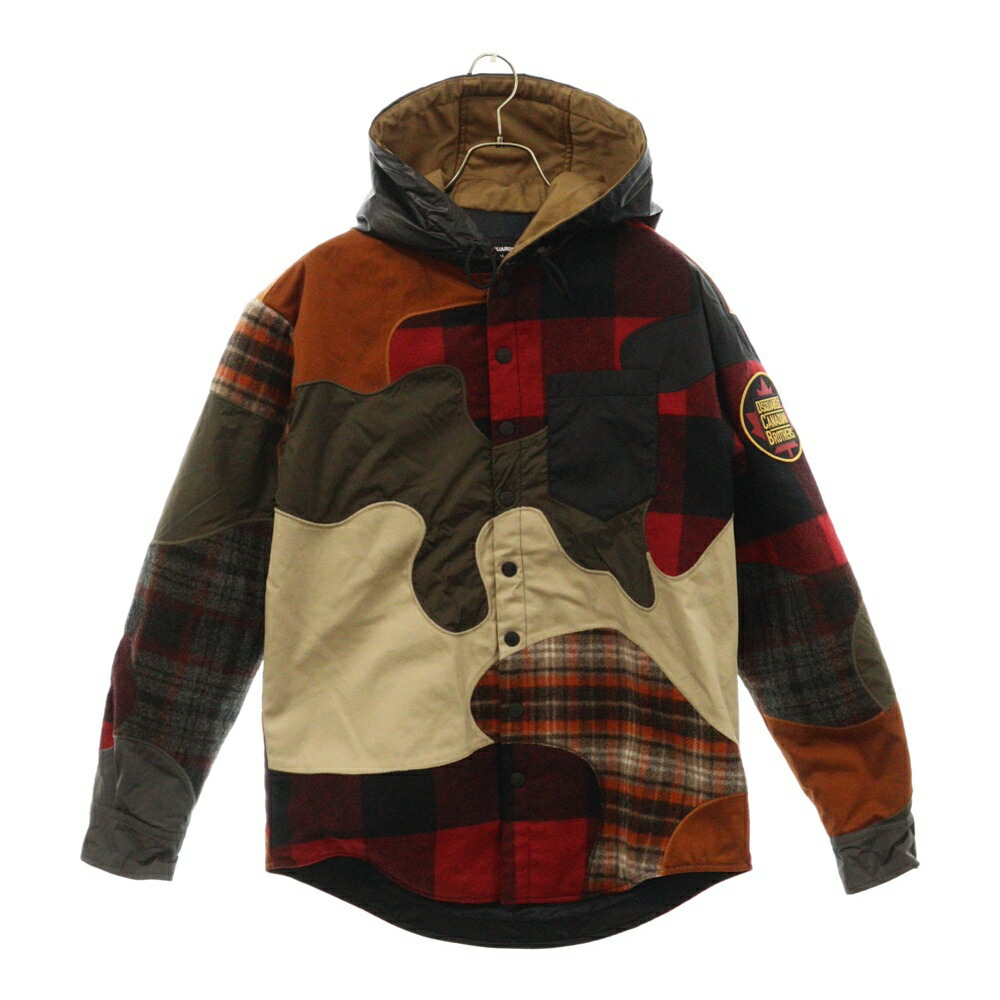 ディースクエアード 22AW イタリア製 DAN JEAN JACKET 44 DSQUARED2 (ディースクエアード) ダメージ フルボタン デニム