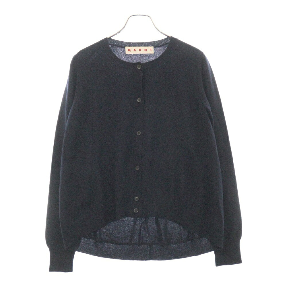 楽天市場】MARNI(マルニ) サイズ:36 ノーカラー カシミヤ カーディガン 