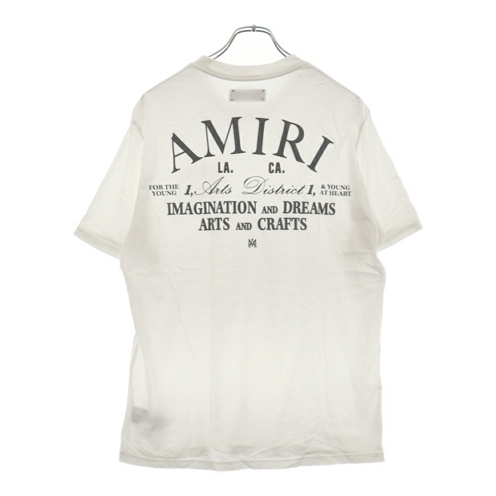 AMIRI(アミリ) サイズ:M Arts District Tee バックロゴプリント クルー 