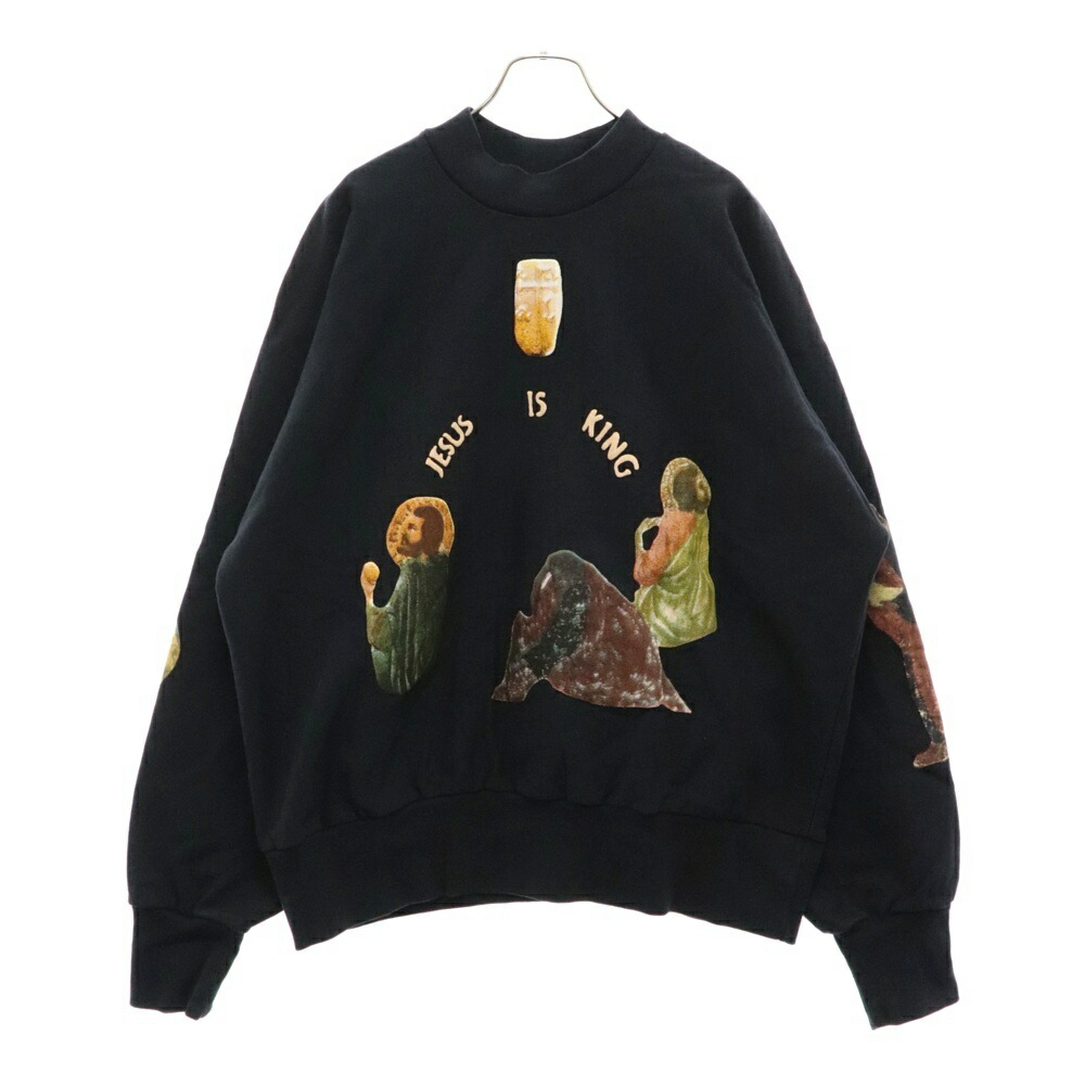 KANYE WEST(カニエウェスト) JESUS 膨らん IS KING Detroit Crewneck  