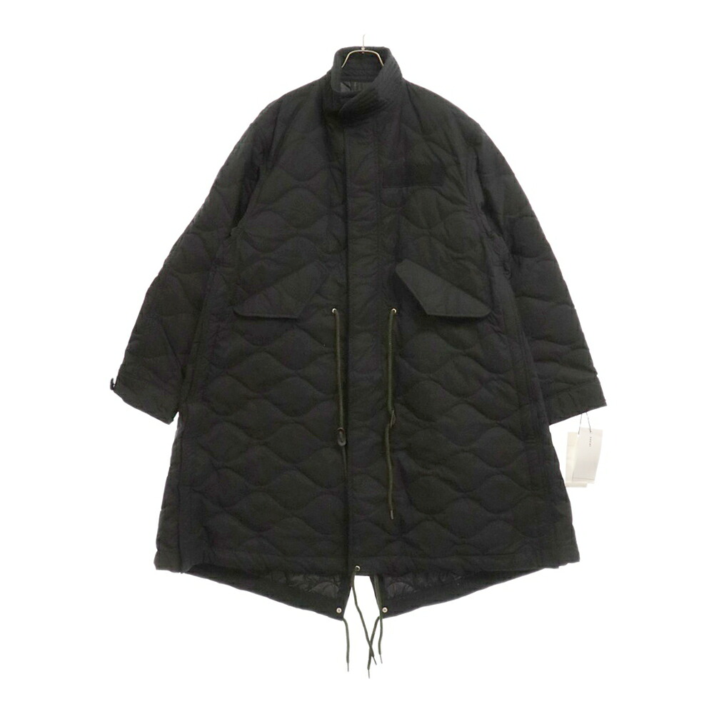 Sacai (サカイ) 22AW Quilted Coat キルティング ロングコート ジップ 
