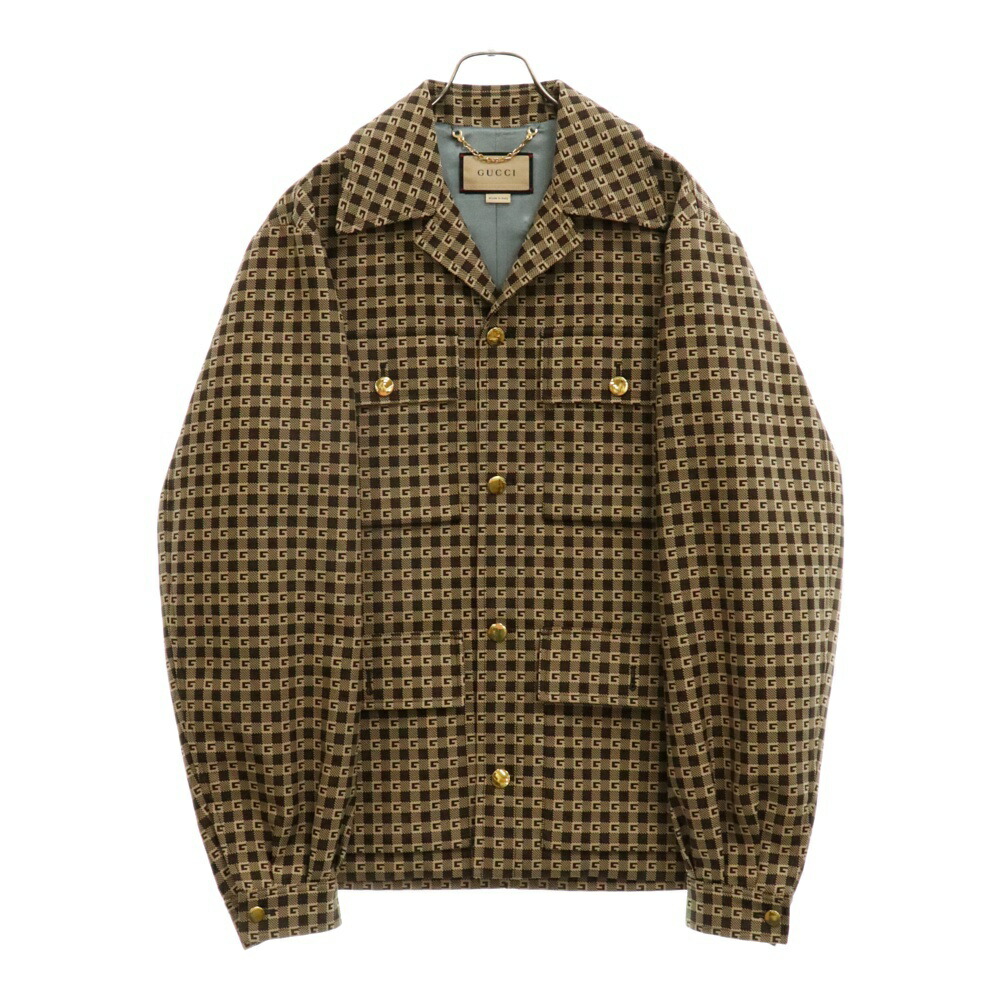コウジ　BURBERRY グレー フード付き ダウンジャケット 110072002343921001001