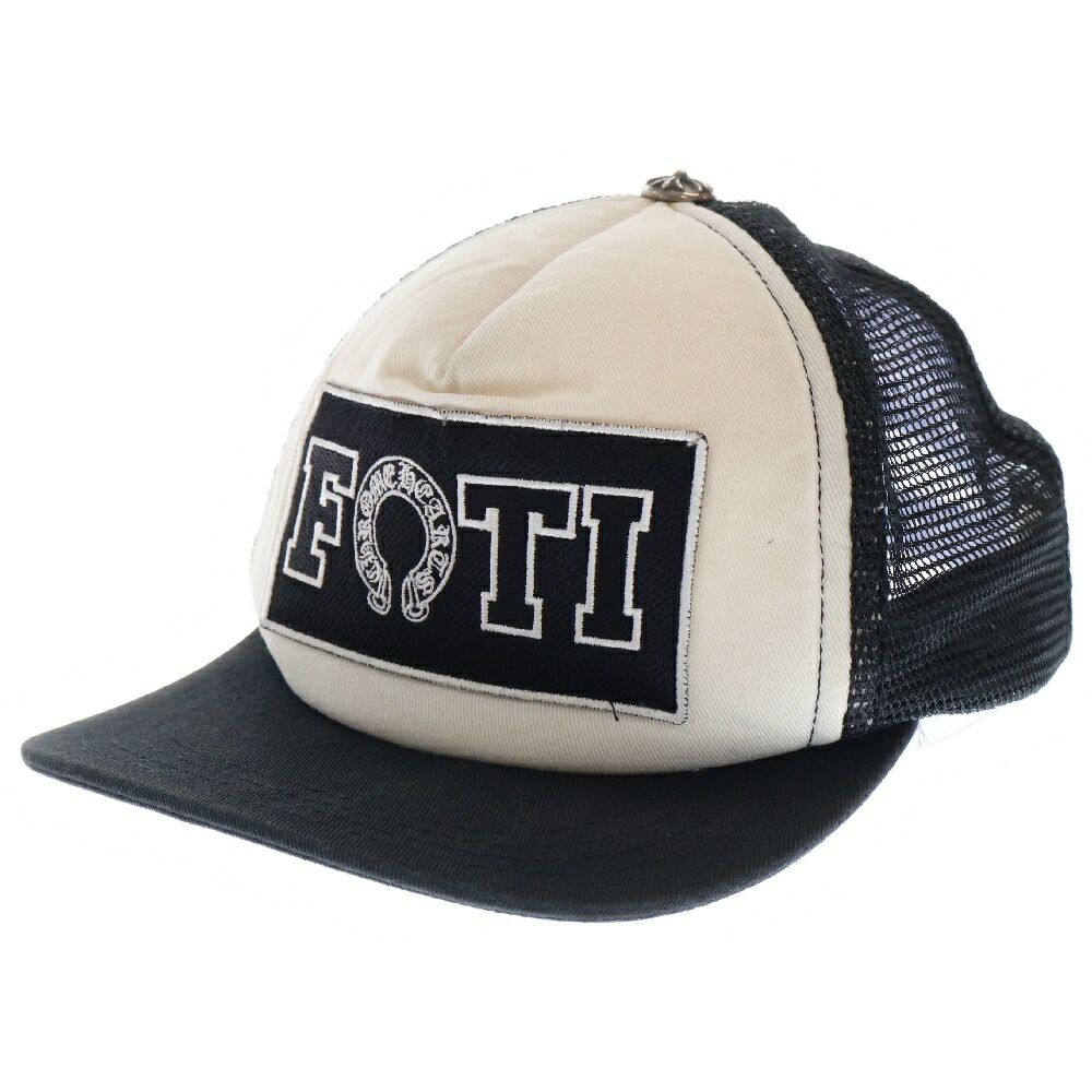 クロムハーツCH刺繍メッシュトラッカーキャップクロスボール付クロムハーツ CHROME HEARTS クロムハーツ TRUCKER CAP トラッカーキャップ CH