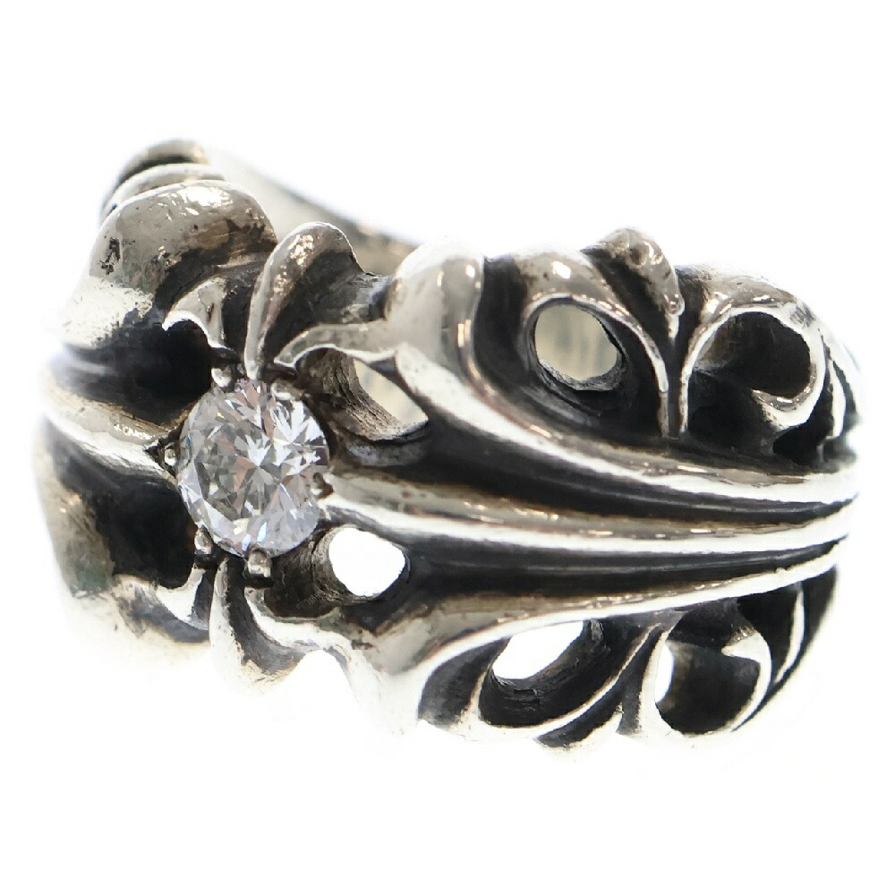 楽天市場】CHROME HEARTS DOUBLE FLORAL CROSS RING PAVE