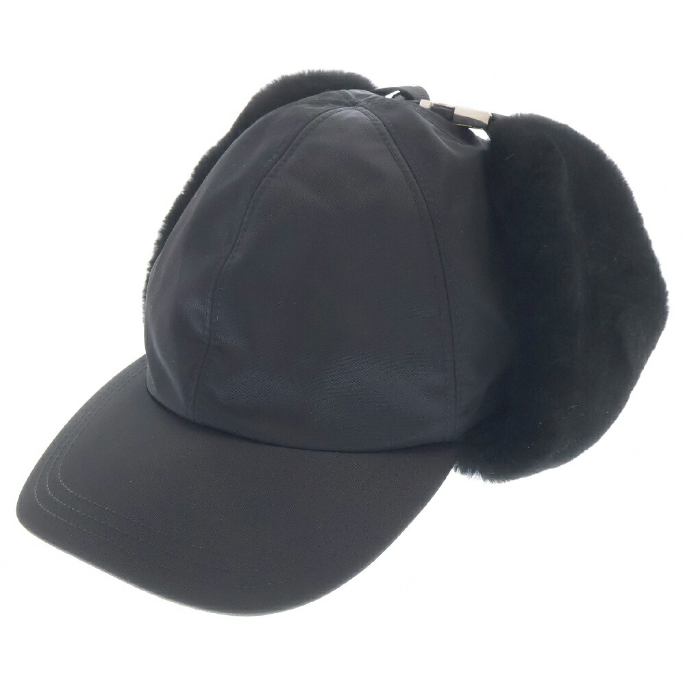専用★クリーニング済★プラダナイロンキャップ　黒Sサイズ Black Re-Nylon baseball cap | PRADA