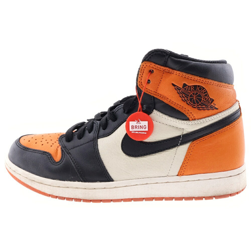 NIKEジョーダンアクセス　新品未使用品　26.0 ハイカットオレンジ/ブラック 楽天市場】NIKE(ナイキ) サイズ:26.0cm エアジョーダン1レトロ