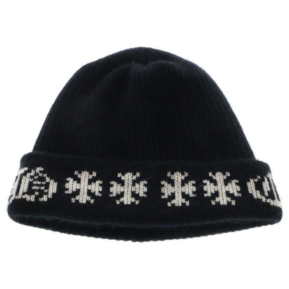 新品未使用 クロムハーツ ビーニー ニットキャップ BIG DADDY ブラック Chrome Hearts - 新品未使用 CHROME HEARTS クロムハーツ