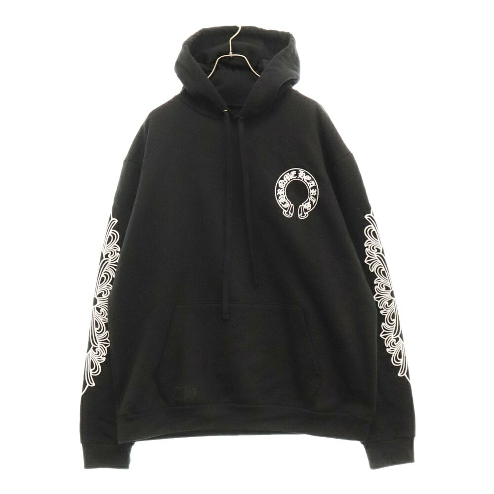 【ヴィンテージ】Rank:S☆クロムハーツ Black Horseshoeパーカー 3325b100003-2.jpg