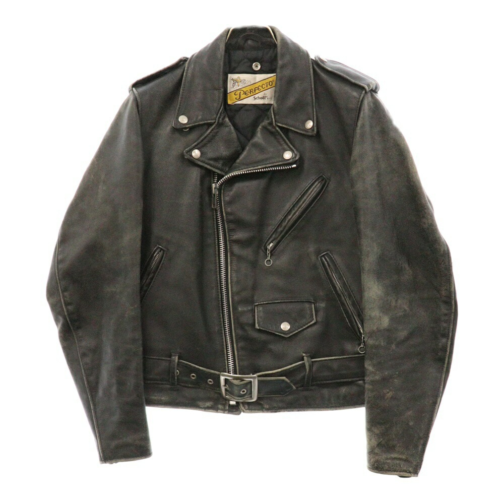 Schott Perfecto ライダースジャケット 34サイズ ヴィンテージ Schott Perfecto 613 One Star Double Riders Jacket Vintage 34