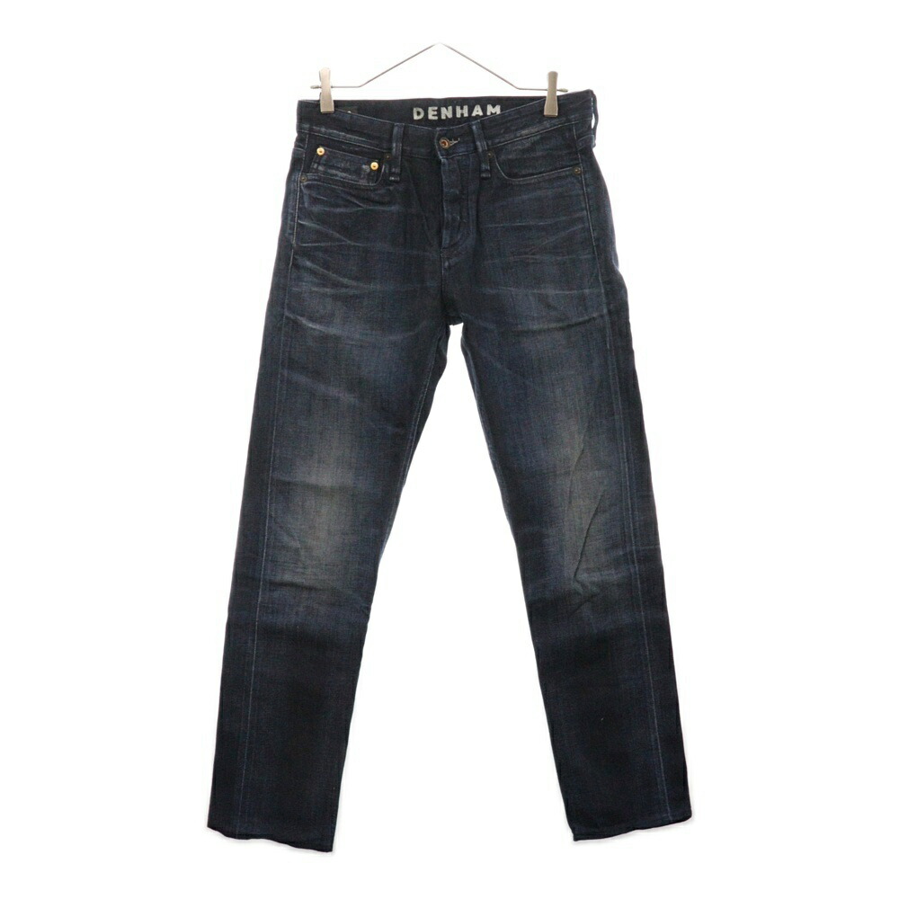 【中古】DENHAM デニム ストレートパンツ 29インチ DENHAM デンハム RAZOR デニム ストレート パンツ