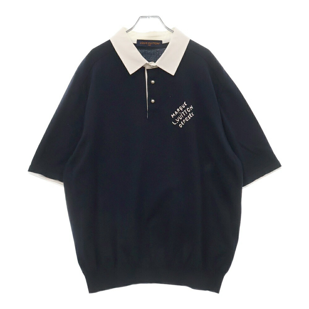 CHROME HEARTS クロムハーツ CH POLO S/S BSフレアロジウムボタン CH 