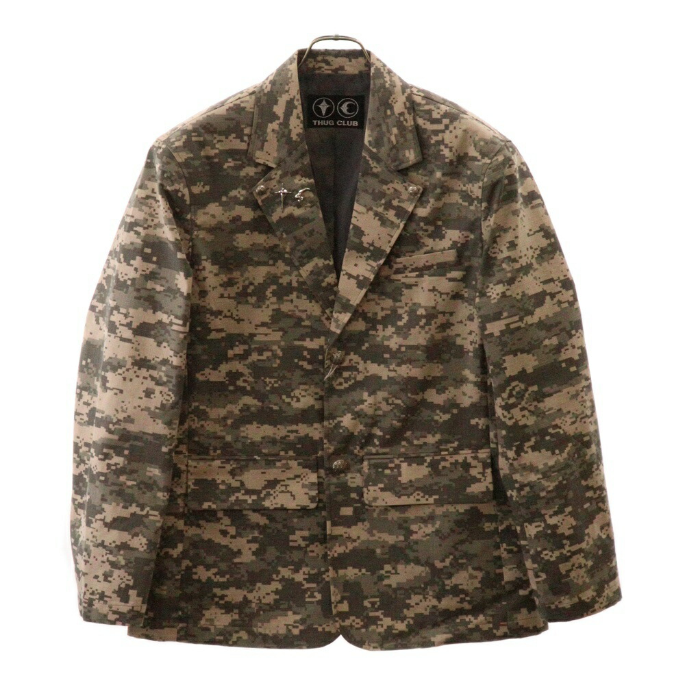 THUG CLUB (サグクラブ) 24AW TC アーミーブレザー 楽天市場】THUG CLUB(サグクラブ) サイズ:01 24AW TC Army Jacket カモ