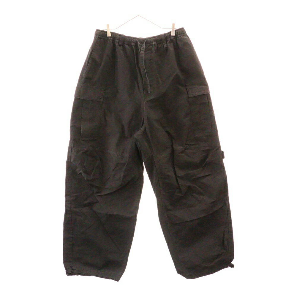 バレンシアガ　フレアカーゴパンツ　2way バギーショーツ BALENCIAGA - FLARED CARGO / フレアカーゴパンツ / ブラック