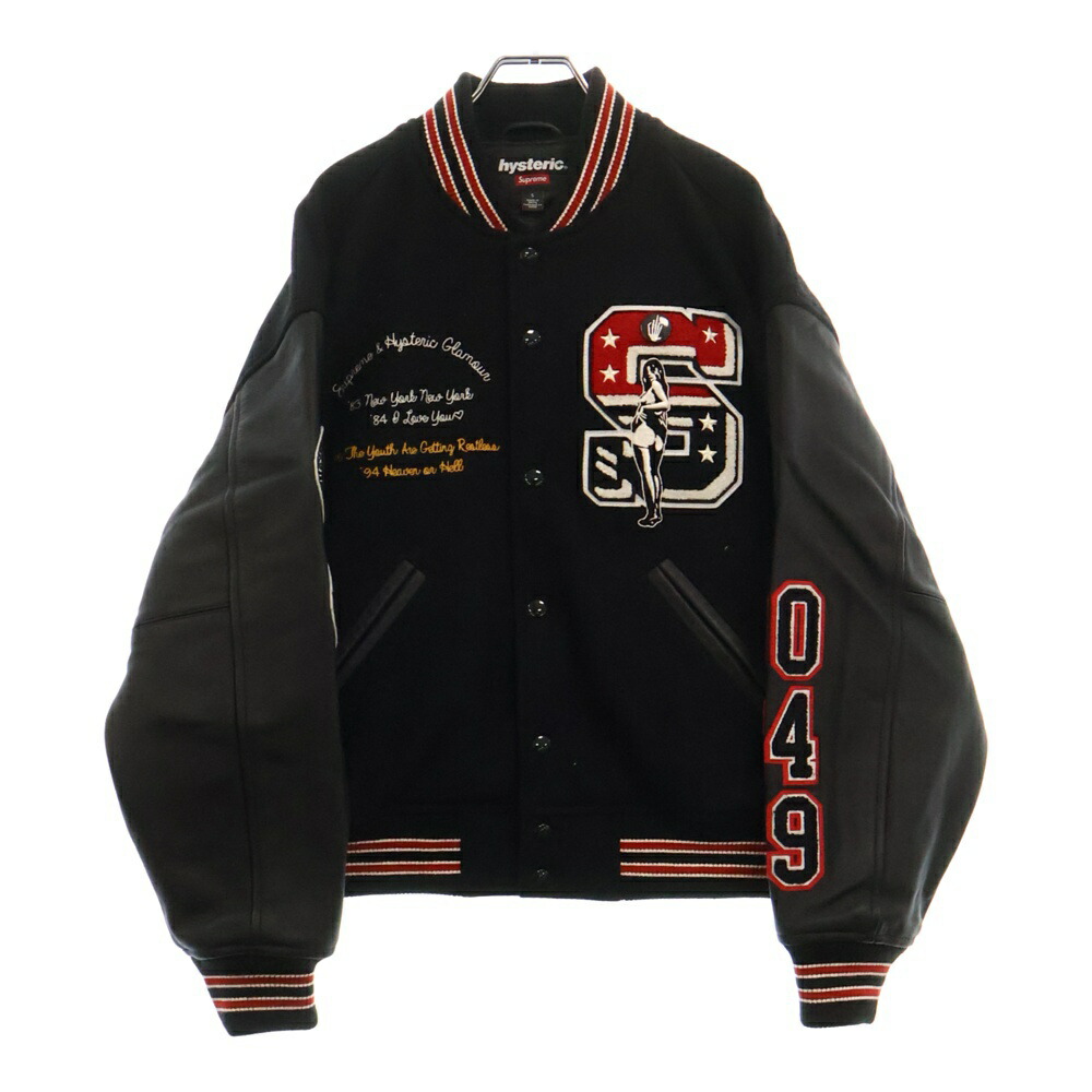 値下げ　美品　Supreme　スタジャン Sサイズ Supreme×MITCHELL ＆ NESS 「24AWSatin Varsity Jacket