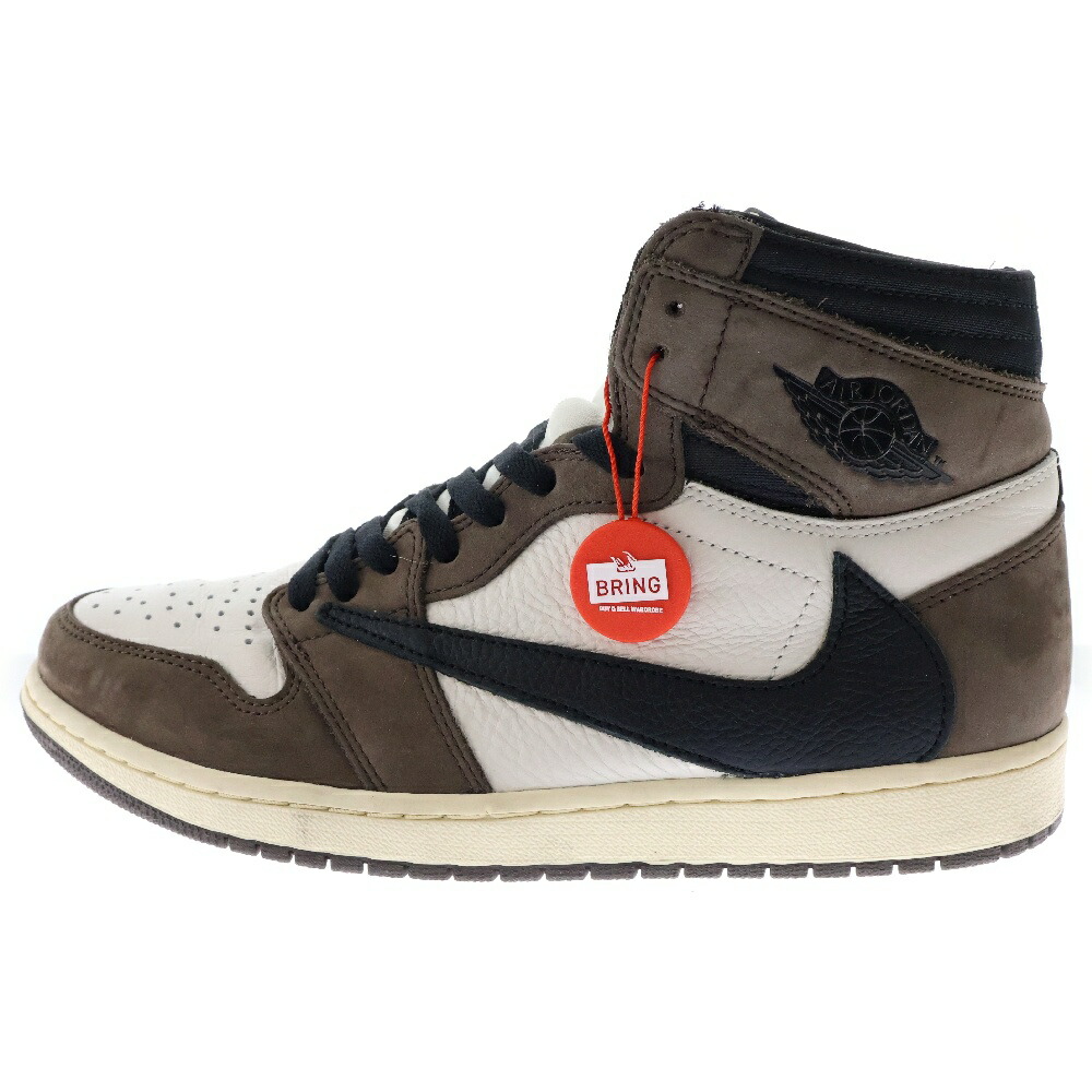 Travis Scott Air Jordan 1 トラフグハイ メンズ
