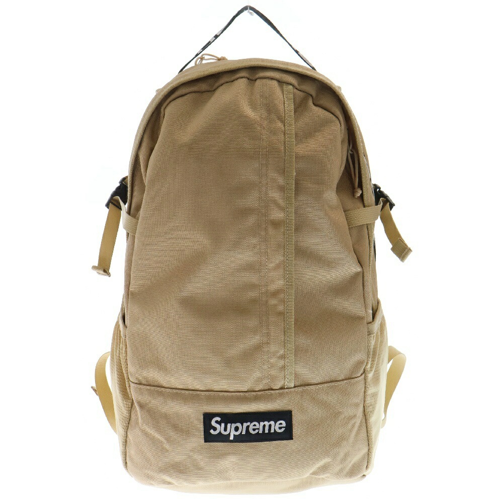 Supreme Backpack 18SS TAN ベージュ　リュック Supreme Backpack 18SS Tan ベージュ - メルカリ