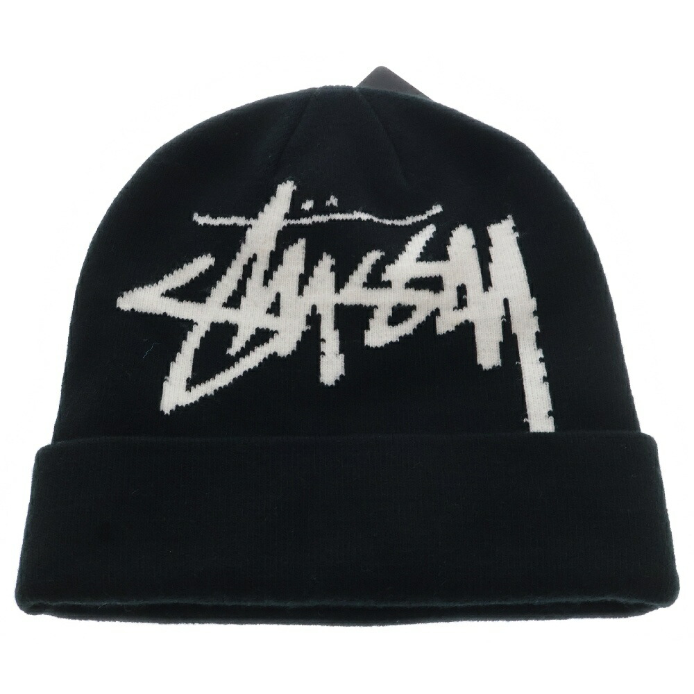 Stussy オールドステューシー ポンポン付きニット帽 90年代 金