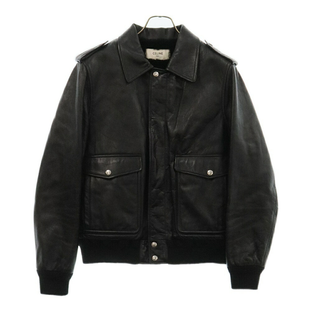 楽天市場】CELINE(セリーヌ) サイズ:52 Calfskin Aviator Jacket