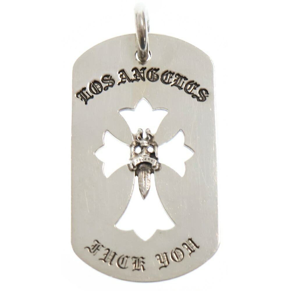 【美品】クロムハーツ　ラージッグタグネックレス　カットアウトクロス/ダガー 楽天市場】CHROME HEARTS(クロムハーツ) D TAG LRG LTD ラージ
