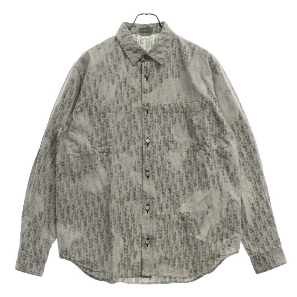 楽天市場】DIOR(ディオール) サイズ:40 ブリーチ加工オブリーク総柄  