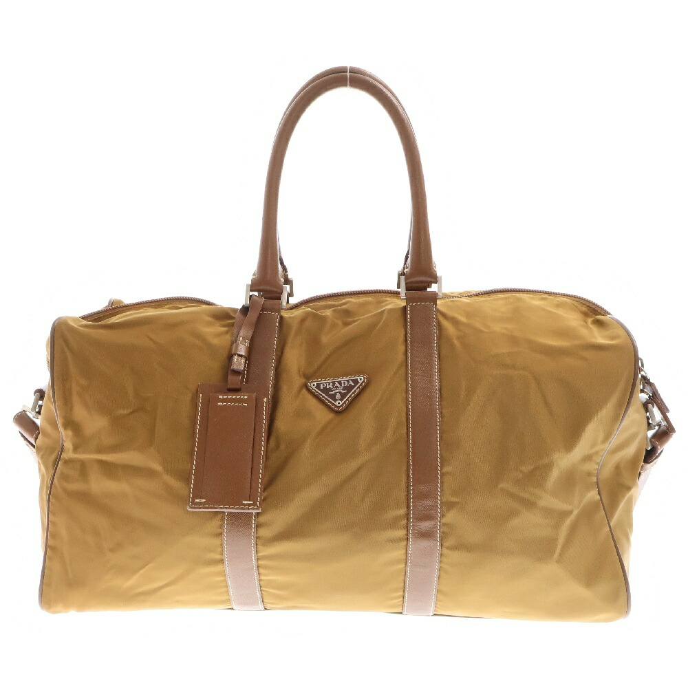 楽天市場】PRADA(プラダ) TESSUTO SAFFIANO ロゴプレート付ナイロン  