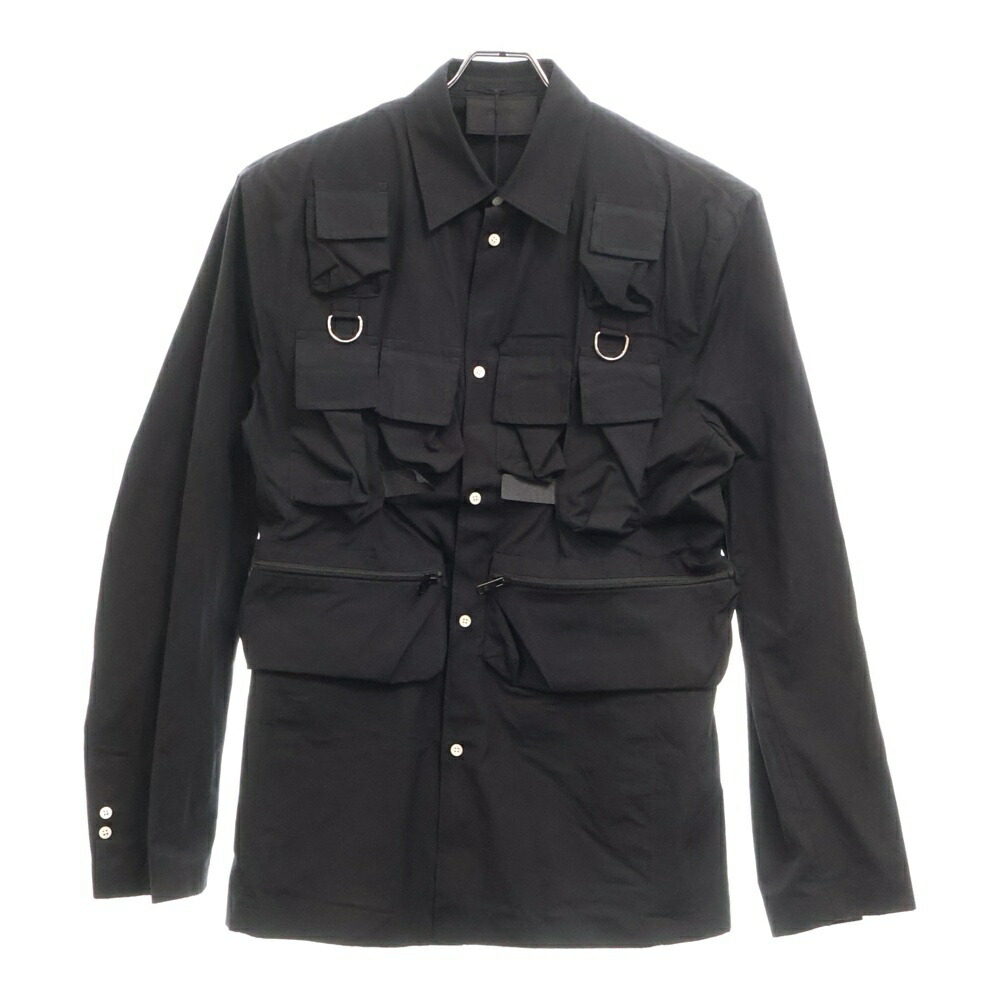 【PRADA】最新作★Triangle Logo オーバーサイズ シャツコート PRADA】最新作☆Triangle Logo オーバーサイズ シャツコート