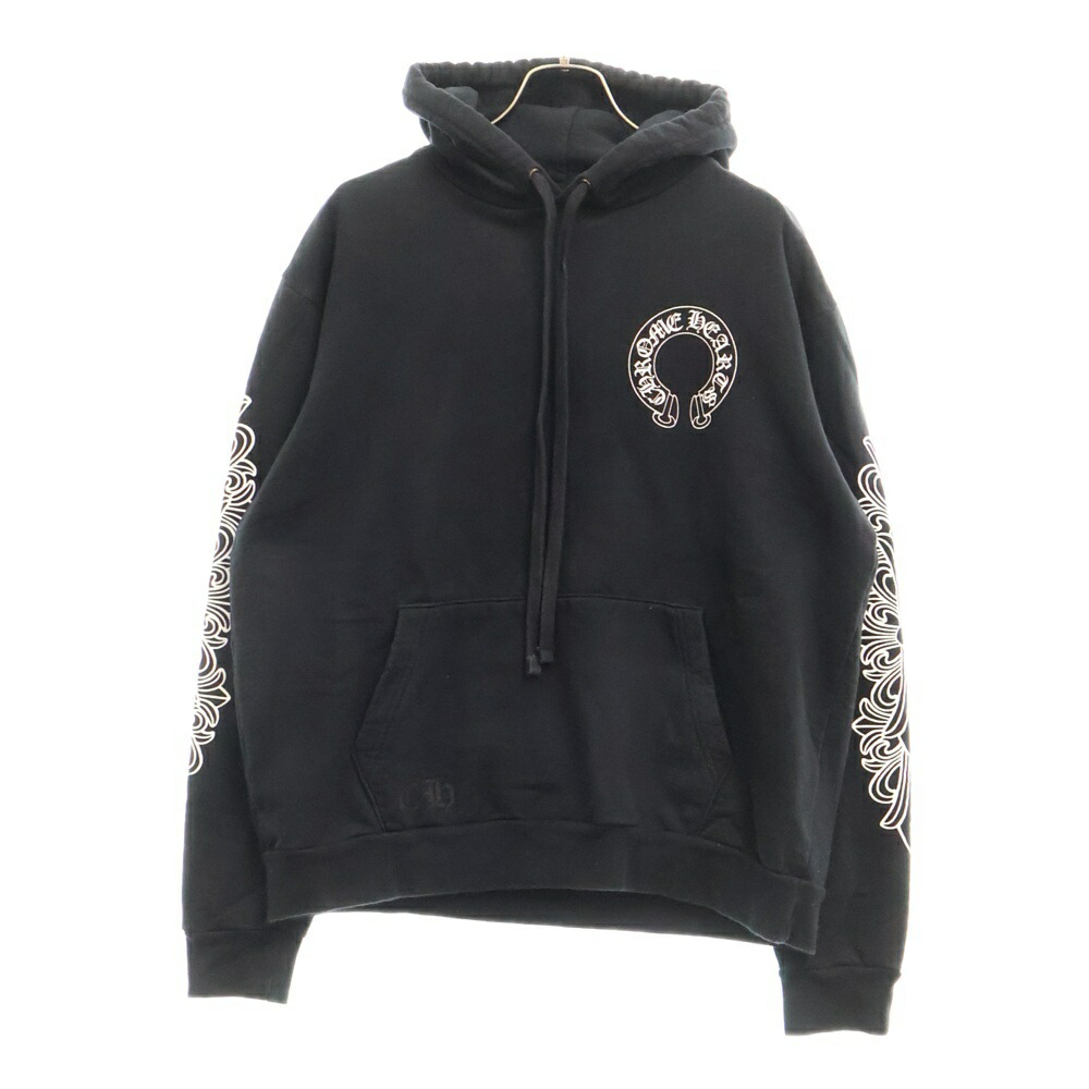 【CHROME HEARTS】 ホースシュー スウェットパーカー 東京限定 M 7325c060017-1.jpg