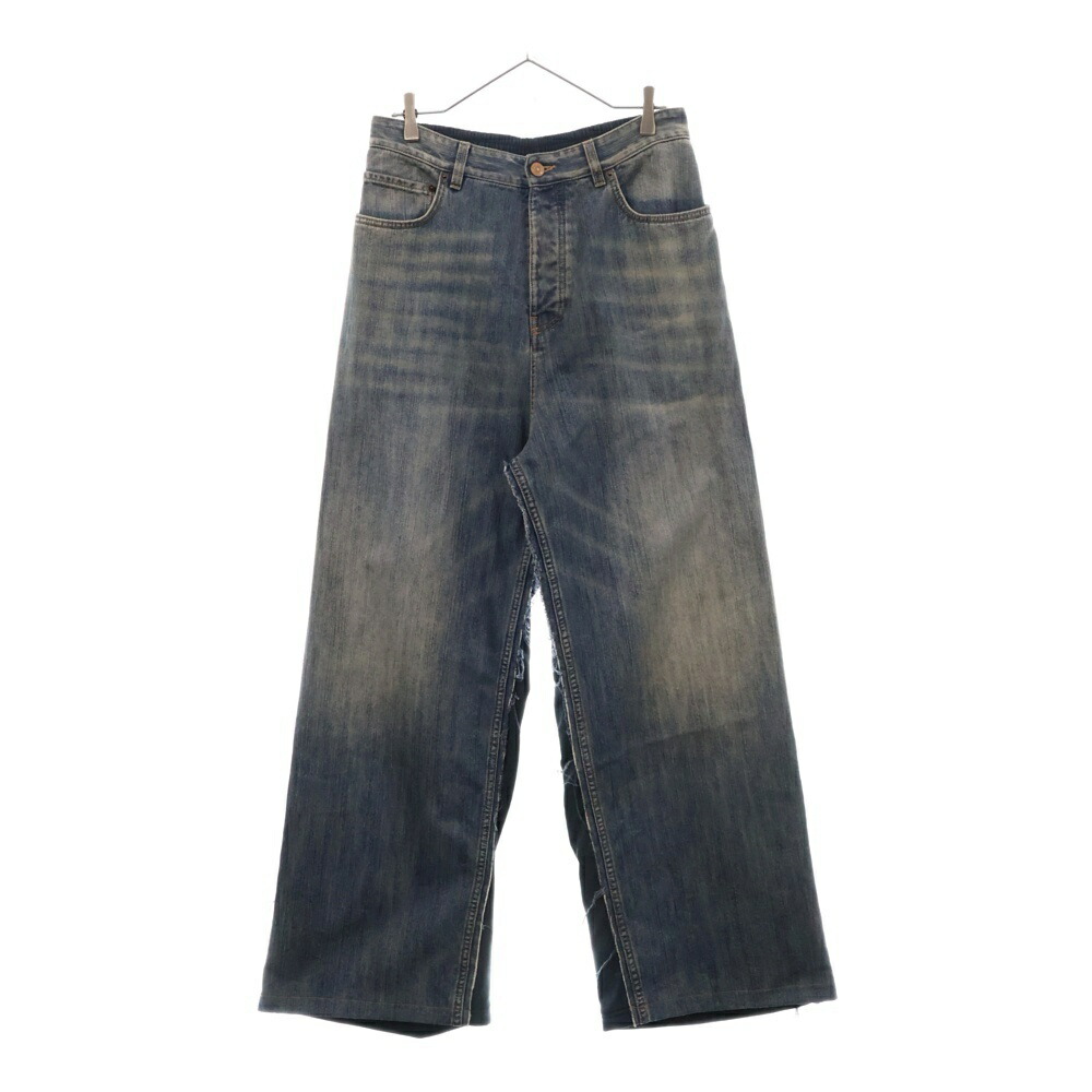 ランウェイ バレンシアガ ジーンズ GEORGE V バギー ロゴ ワイド BALENCIAGA】BALENCIAGA GERORGE V BAGGY バギー ジーンズ