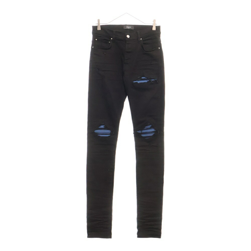 関税・送料込】AMIRI MX1 バンダナ スキニー ジーンズ (AMIRI