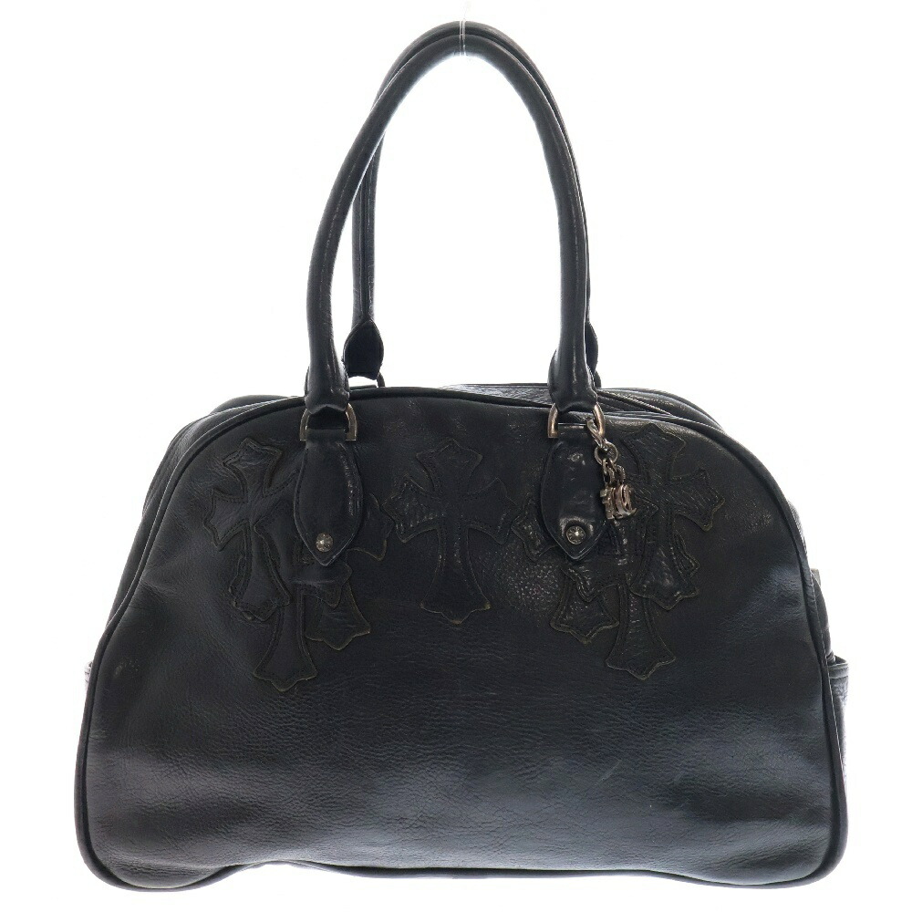 chromehearts  クロムハーツ　クロスパッチ付きレザートートバッグ 楽天市場】CHROME HEARTS LEATHER TOTE BAG W/LG SILVER CROSS