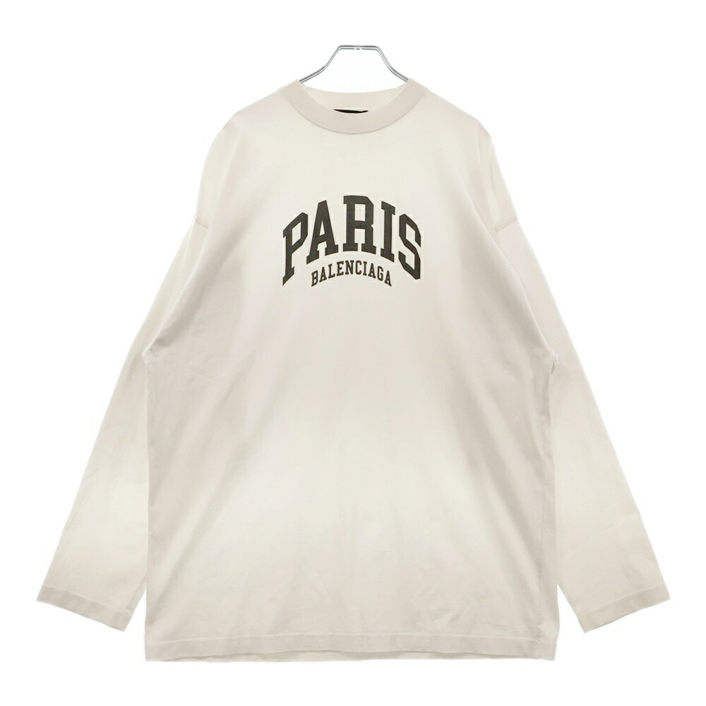 【24SS】BALENCIAGA メタル ロゴ 長袖 コットン ロンT DIY L バレンシアガ 24SS DIY METAL L/S T-SHIRT メタルロゴ プリント
