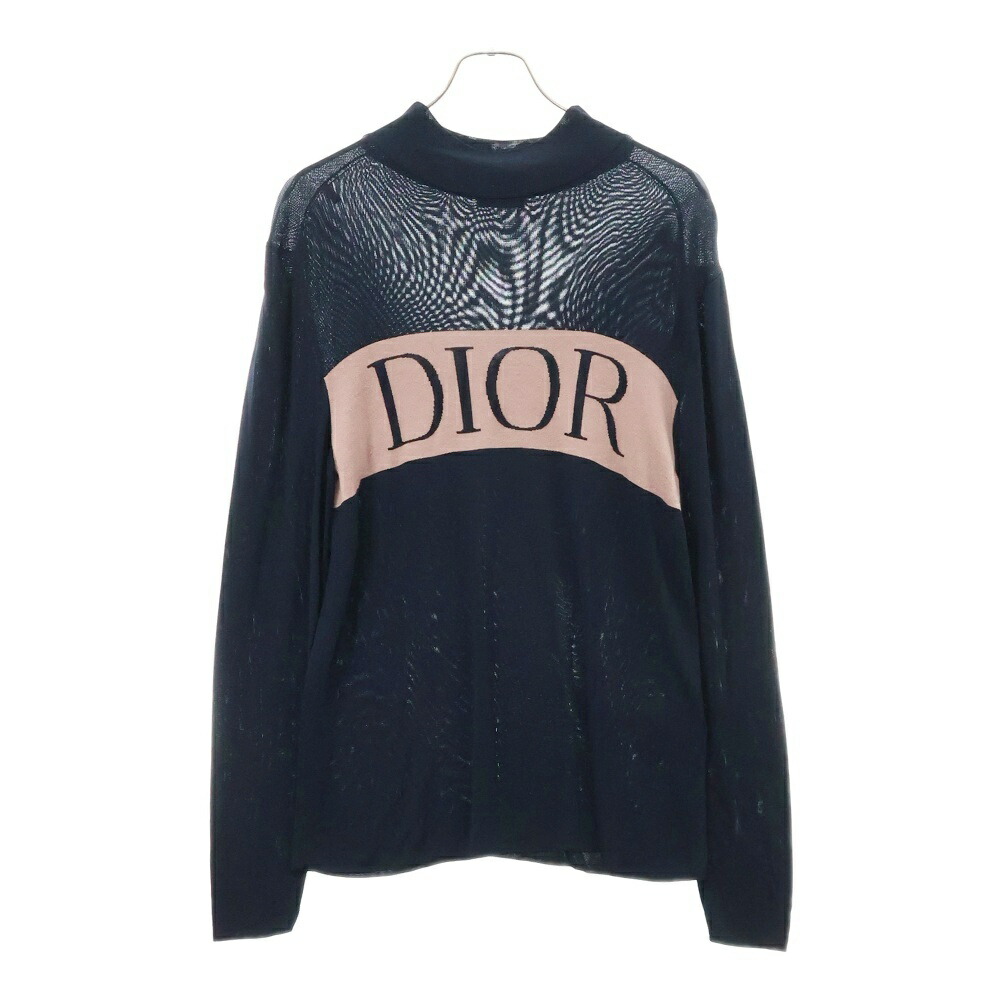 ディオール  Dior キッズ　カシミヤ　ウール混　セーター　ネイビー　12A DIOR | Christian Dior ショートスリーブ セーター カシミヤ