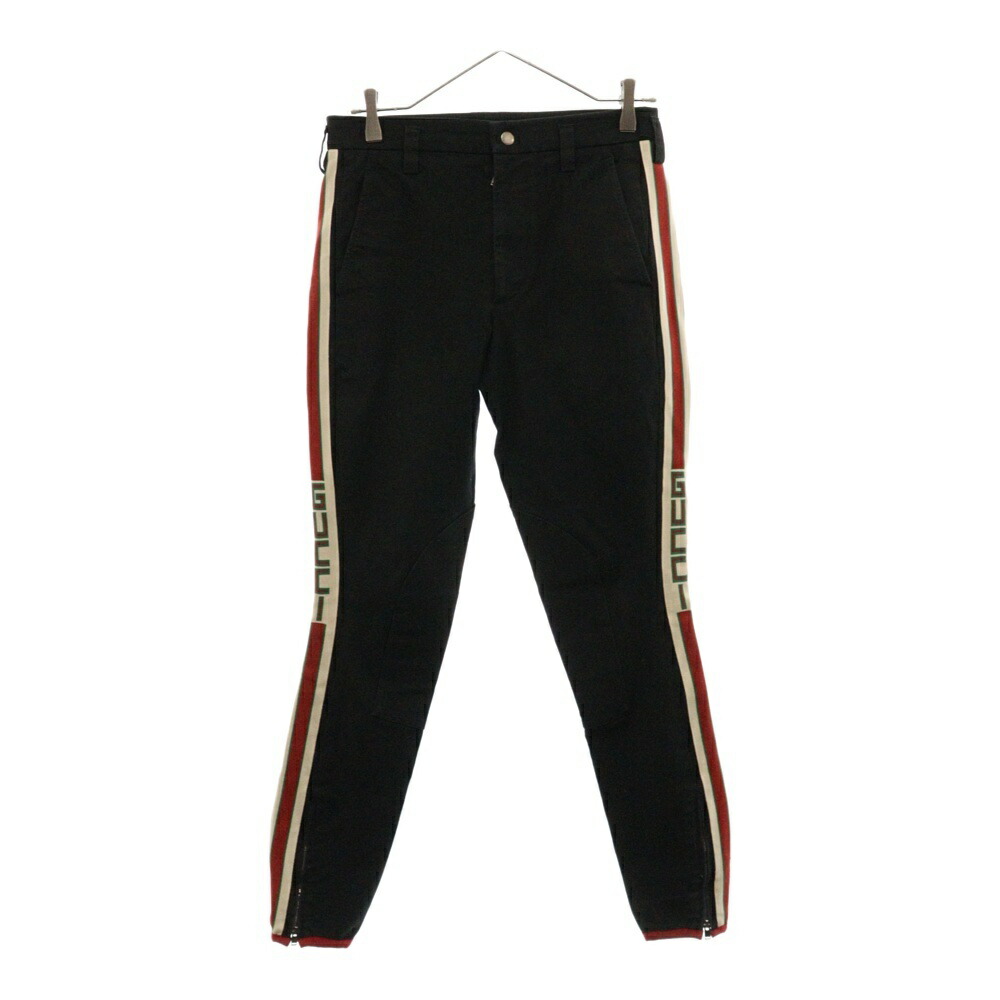 GUCCI デニムパンツ ダークグレー　サイズ44 GUCCI グッチ シェリーラインセルビッチ 5P テーパードデニム