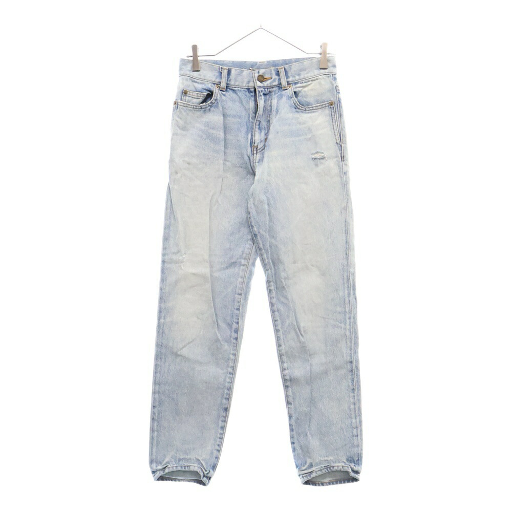 SAINT LAURENT PARIS　ホワイトスキニーデニムパンツ　31 SAINT LAURENT PARIS ホワイトスキニーデニムパンツ 31