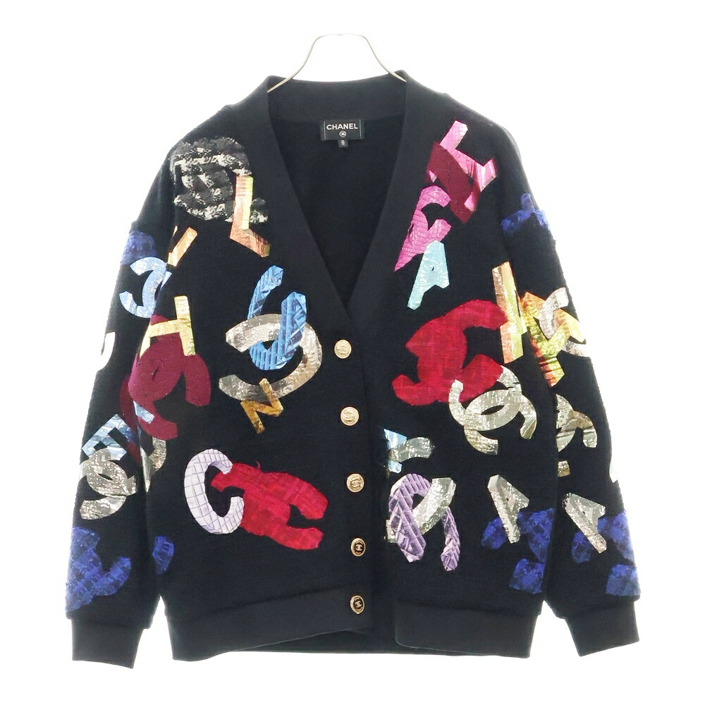CHANEL カーディガン サイズ38 楽天市場】CHANEL(シャネル) サイズ:38 01AW CCロゴボタン