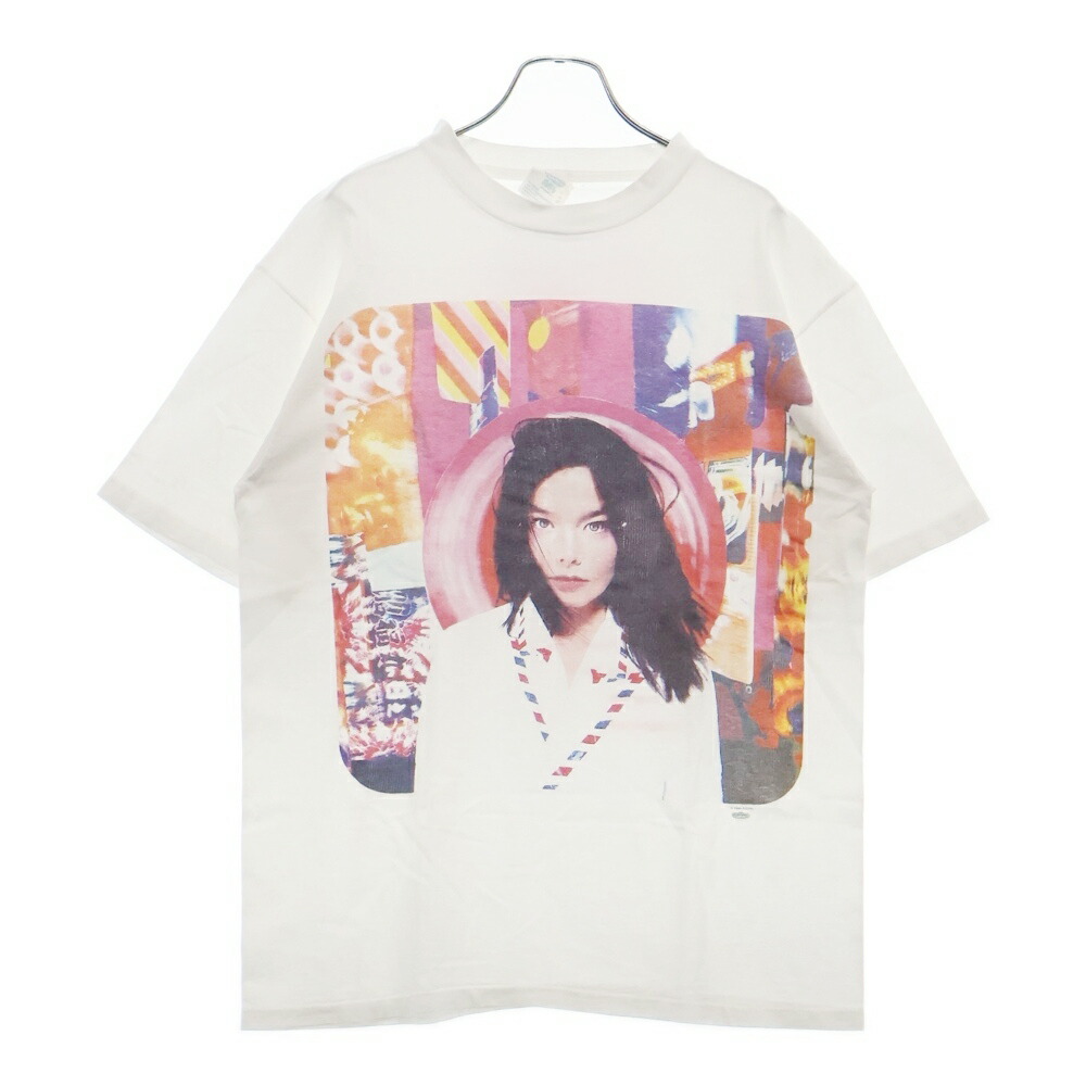 bjork ビョーク　両面プリント Tシャツ　白　XL 楽天市場】VINTAGE(ヴィンテージ) サイズ:XL 90s BJORK TEE