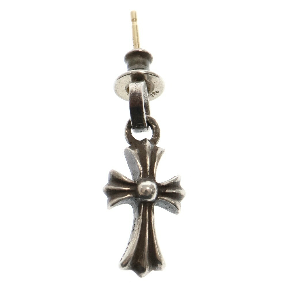 【中古】CHROME HEARTSベイビーファットクロス ピアス22K パヴェ CHROME HEARTS クロムハーツ ベビーファット クロス ピアス 22k