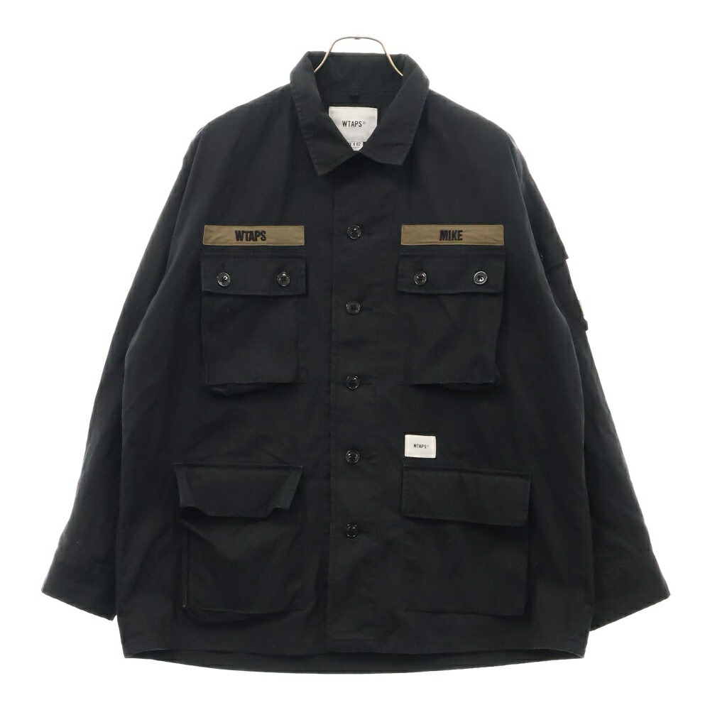 楽天市場】【中古】WTAPS ミリタリージャケット ブラック サイズ