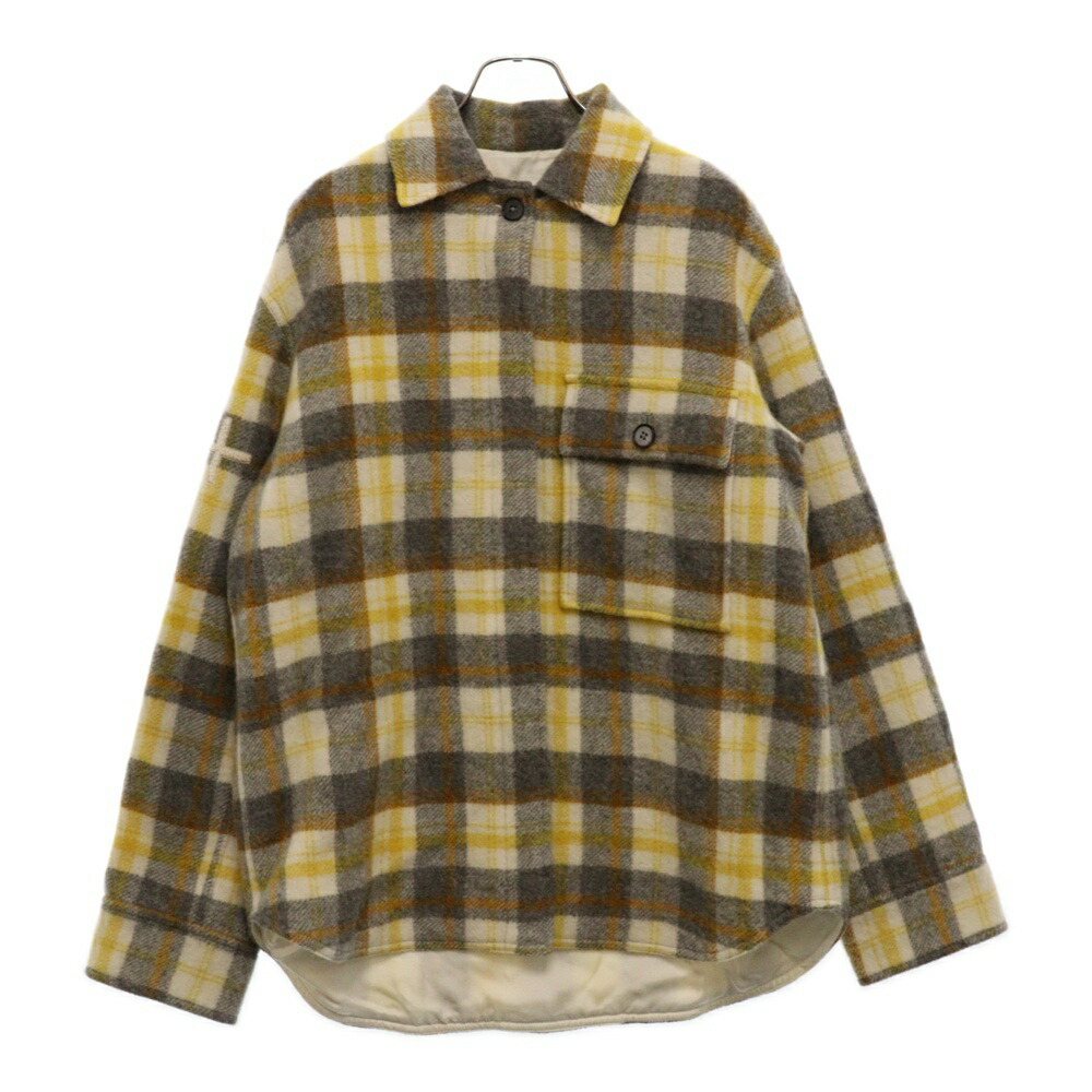 JIL SANDER シルクジャケット 38 ブラウン JIL SANDER ジルサンダー カーキ 20SS JSMQ420801 Alfred