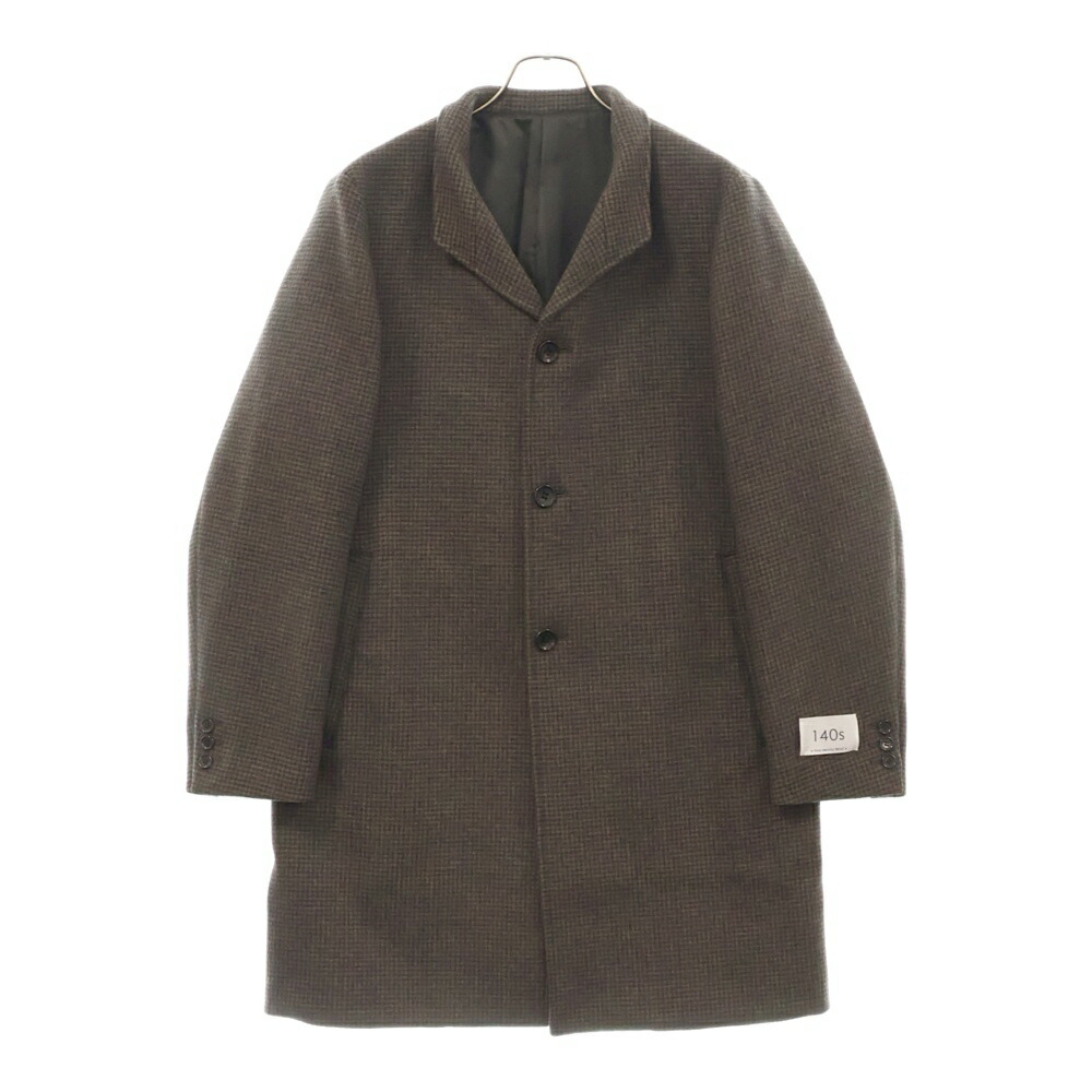 極美品【ジャーナルスタンダード】SUPER120オーバーコート　チェスター　茶色 極美品【ジャーナルスタンダード】SUPER120オーバーコート