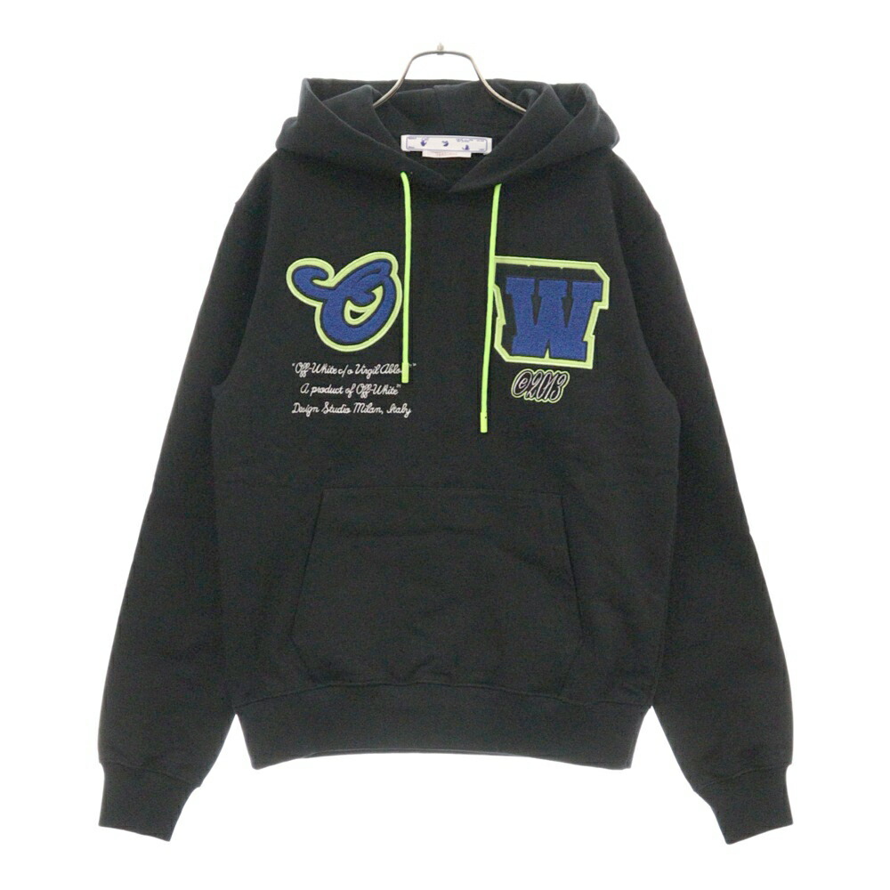 送料関税込【Off-White】「オフフリース」バーシティパーカー 送料関税込【Off-White】「オフフリース」バーシティパーカー