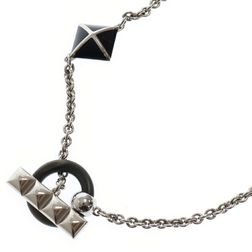 【洗練のシルバー美】HERMES Clou de Forge ネックレス HERMES エルメス Clou de forge Long necklace クルー ド