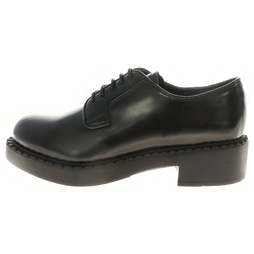 PRADA プラダ　26cm　ドレスシューズ 　美品 PRADA - PRADA プラダ ビジネス・ドレスシューズ 26cm 黒 【古着