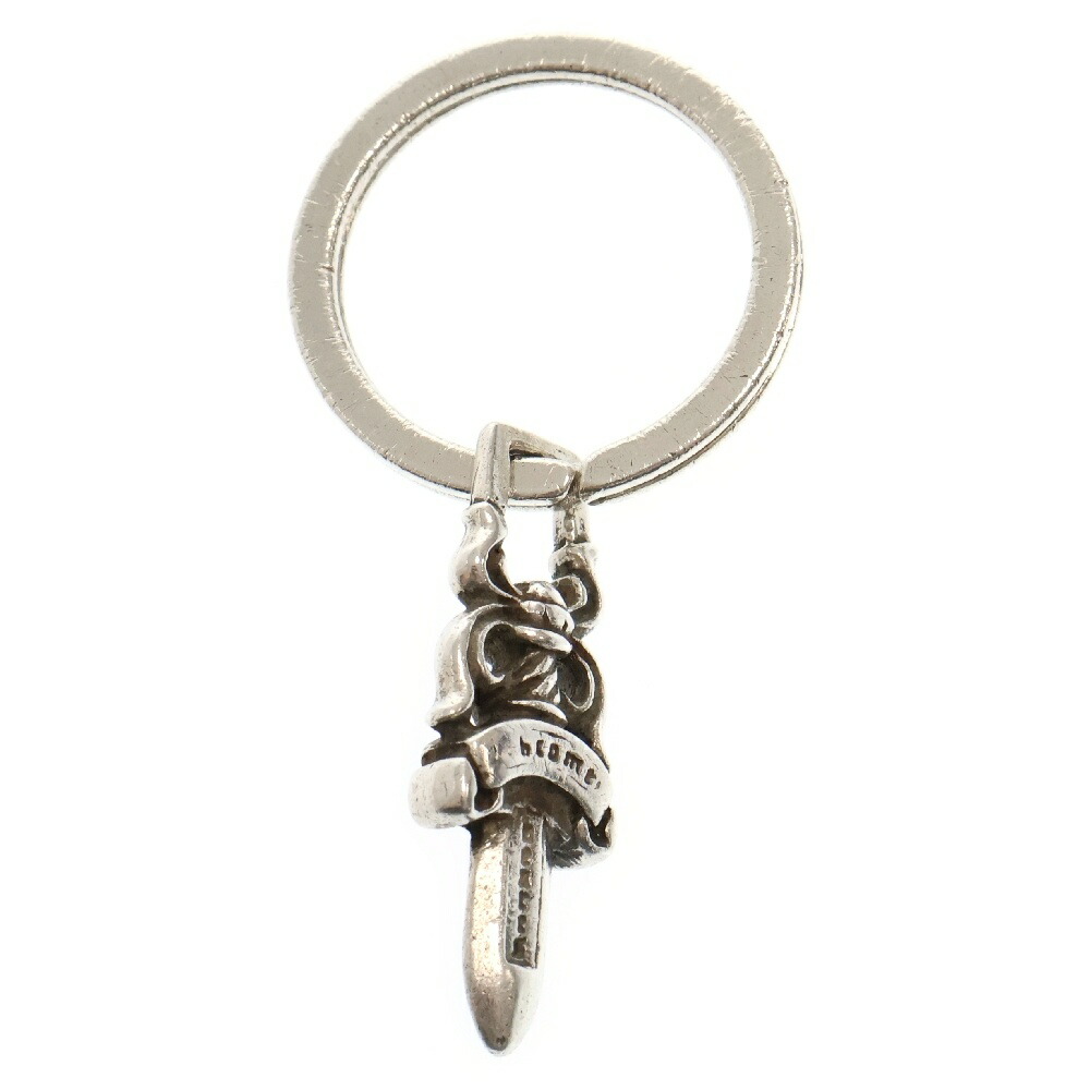 Chromehearts調 キーリング ダガー クリップ 3リンク SV CHROME HEARTS CLASSIC LINK KEY RING CLIP W/ DAGGER クロム