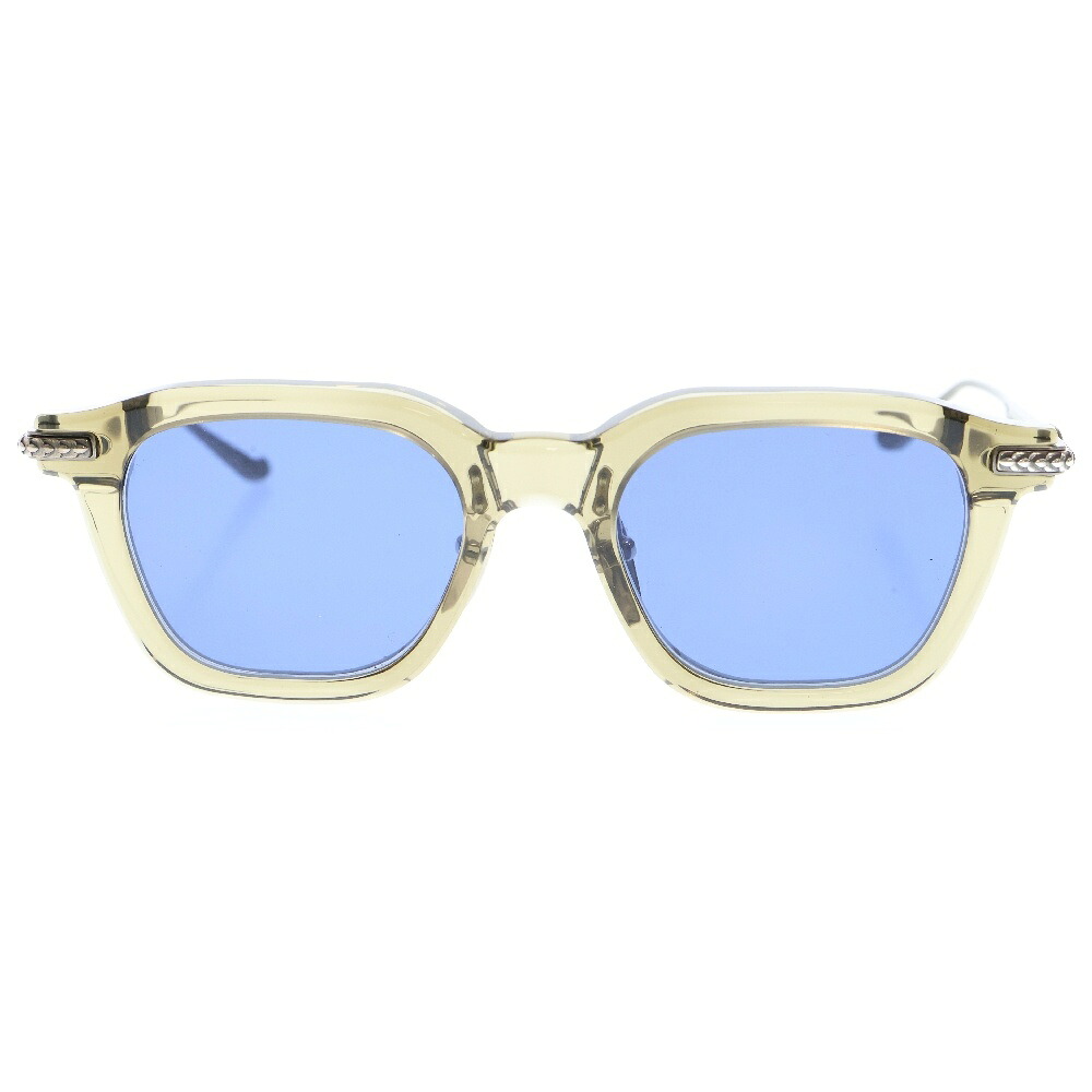 CHROME HEARTS(クロムハーツ) サイズ:49□29ー137 CUMPTION-A クリアフレーム ウェリントンサングラス アイウェア 眼鏡 グレー【中古】【程度A】【カラーグレー】【取扱店舗OneStyle原宿店】|ブランド買取・販売 BRING